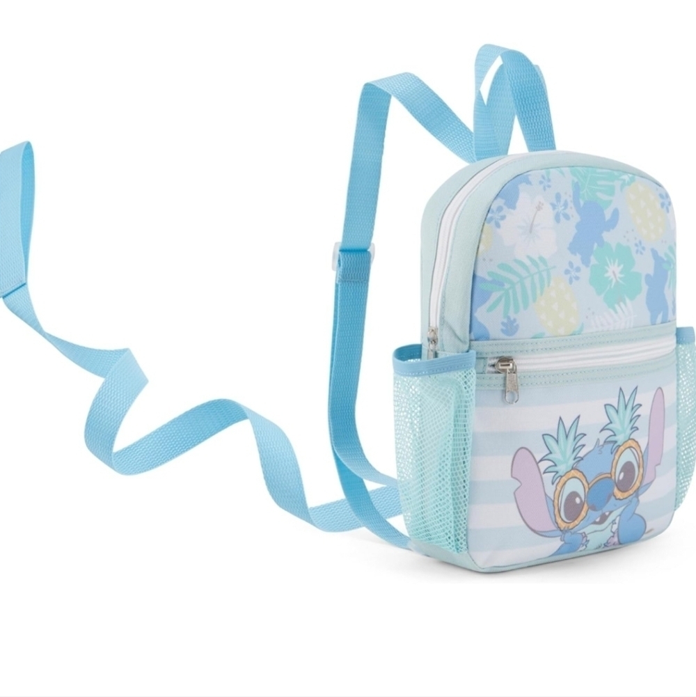 Blue Kids Backpack with Cartoon Design